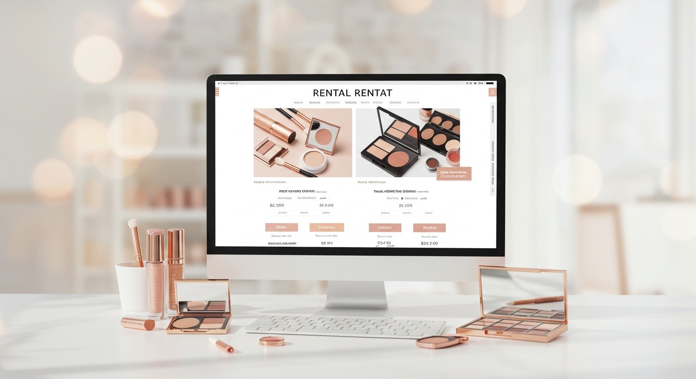 Аренда сайта для магазина косметики