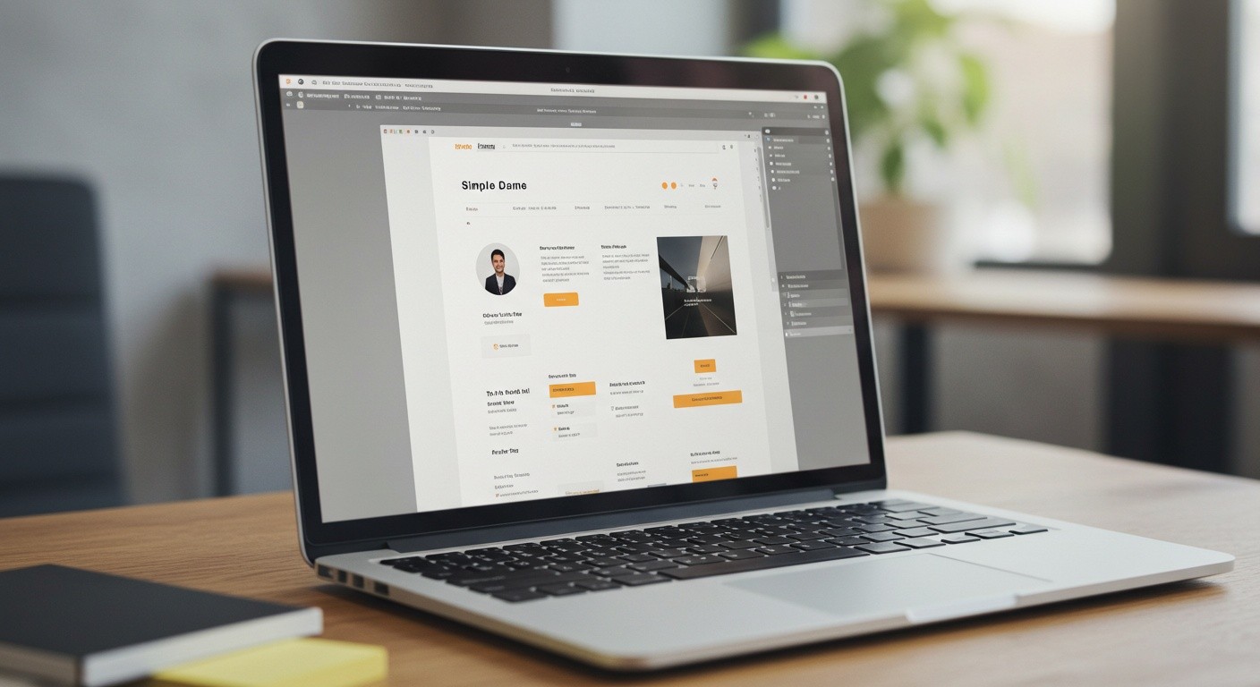 Как создать сайт визитку