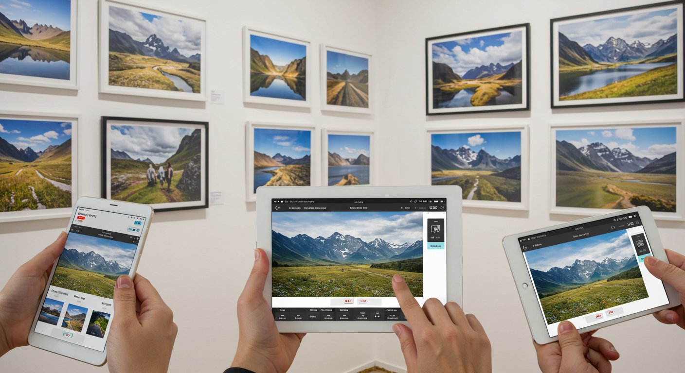 Фотогалереи с онлайн-продажами