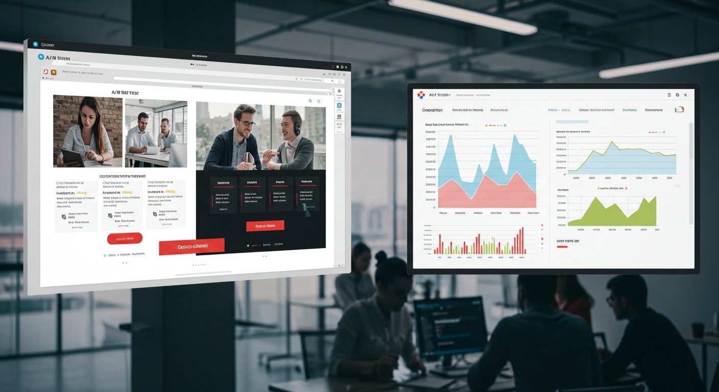 Пример проведения A/B тестирования на сайте A/B тестирование сайта