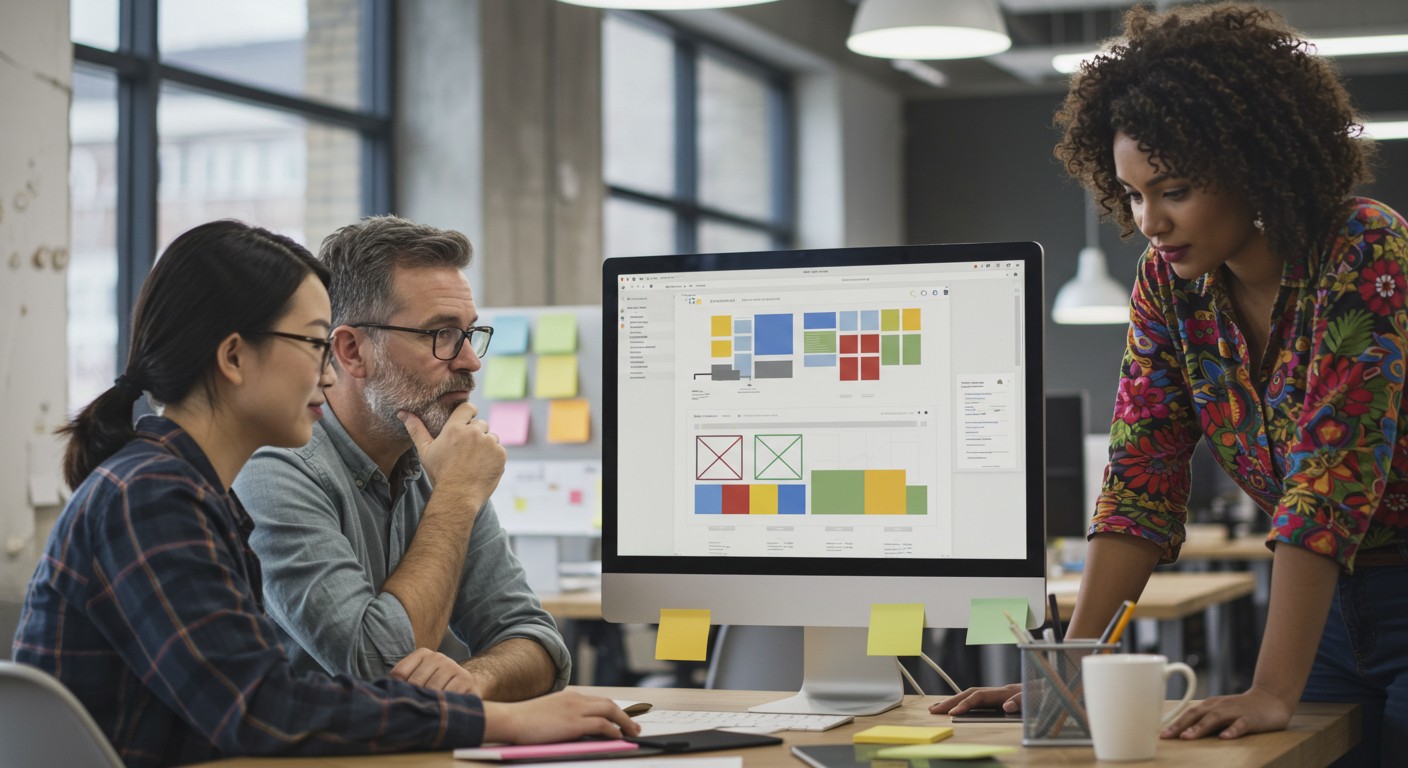 Пример цветовой схемы для сайта