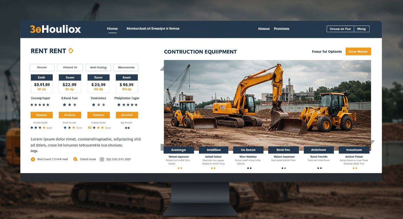 Аренда корпоративного сайта для строительной компании