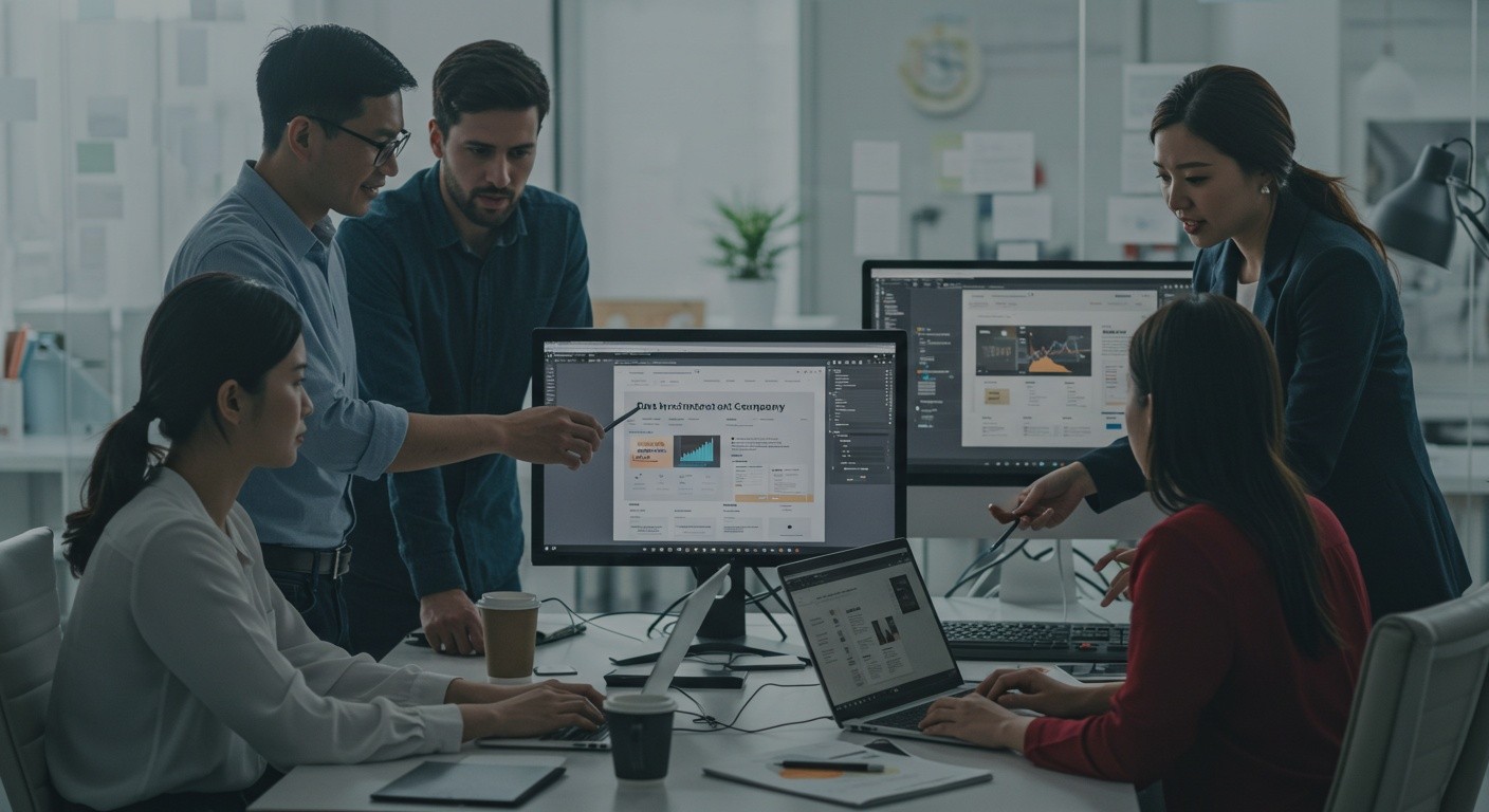 Современный интерфейс сайта инвестиционной компании