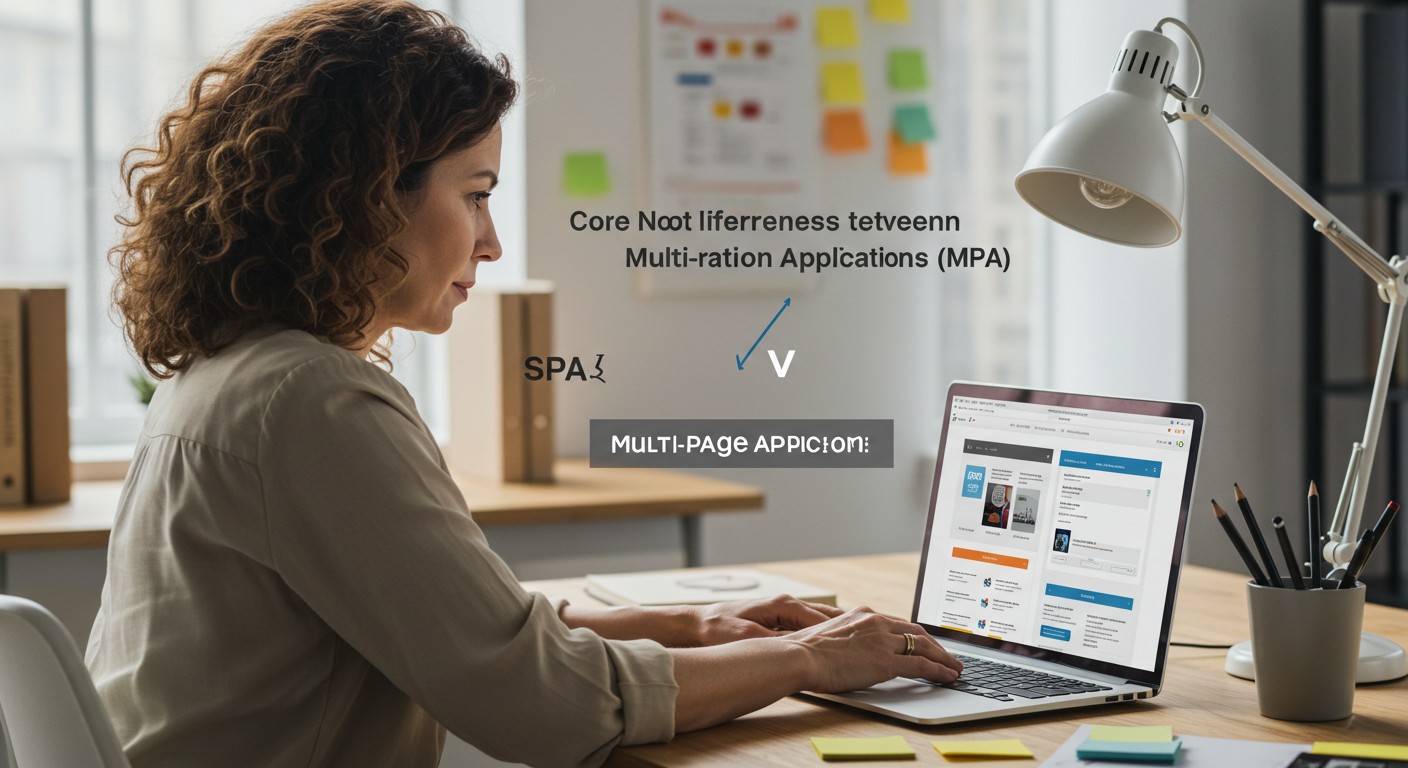 Пример структуры SPA и MPA сайтов SPA и MPA сайты