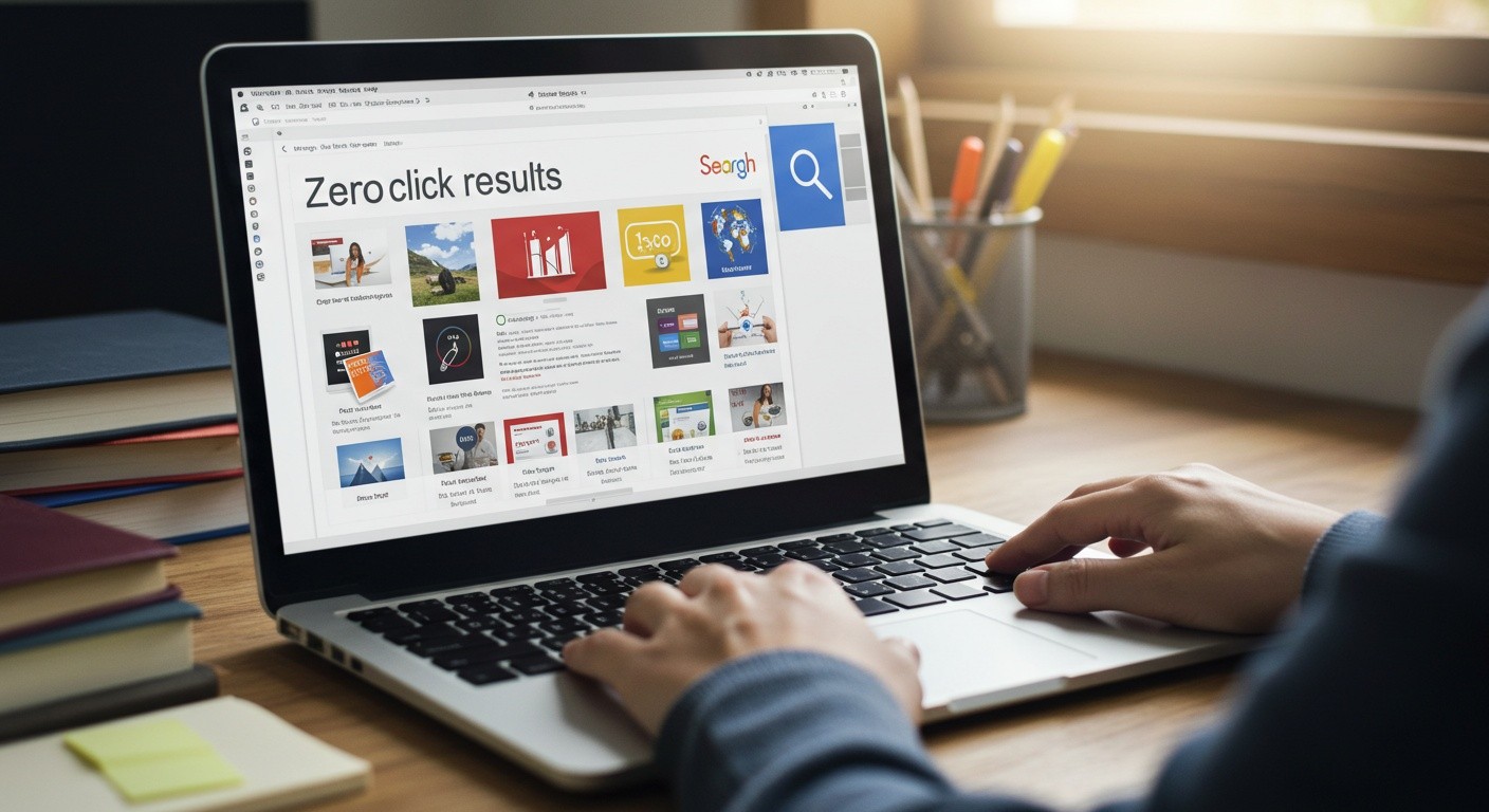 Пример zero click выдачи в поисковой системе Zero click выдача в поиске