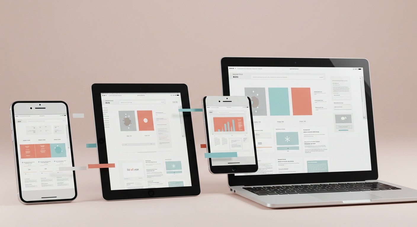 Адаптивная сетка на веб-странице Пример responsive grid на сайте