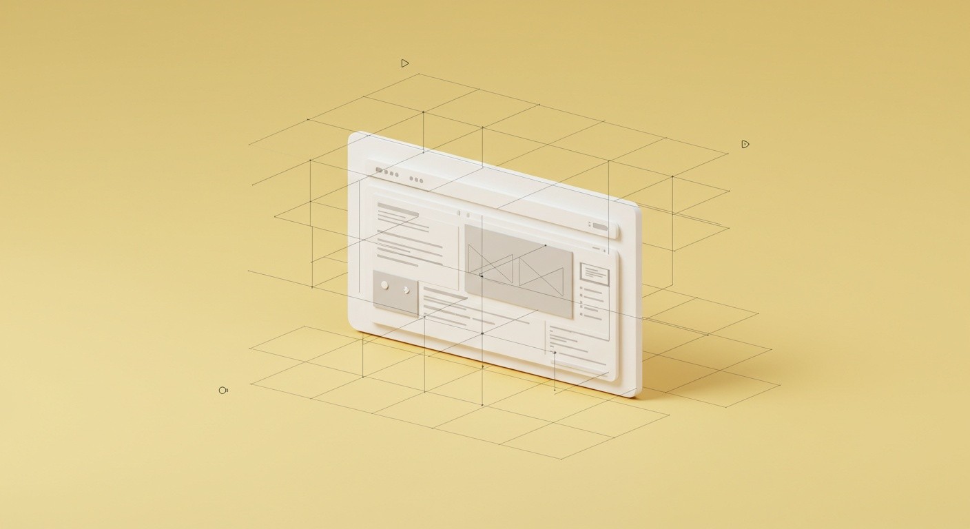 Структура модульной сетки Пример модульной сетки в веб-дизайне