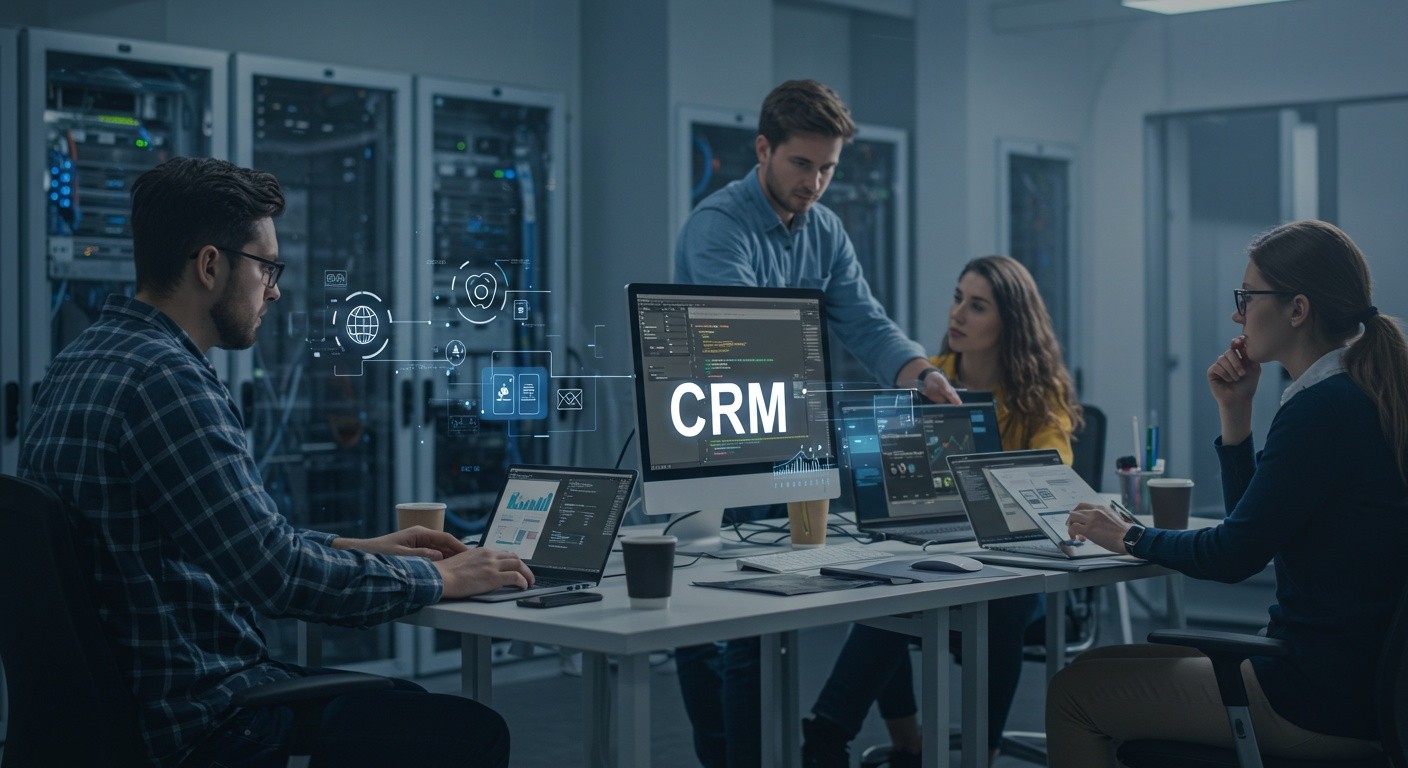 Сайт среднего бизнеса с интеграцией CRM