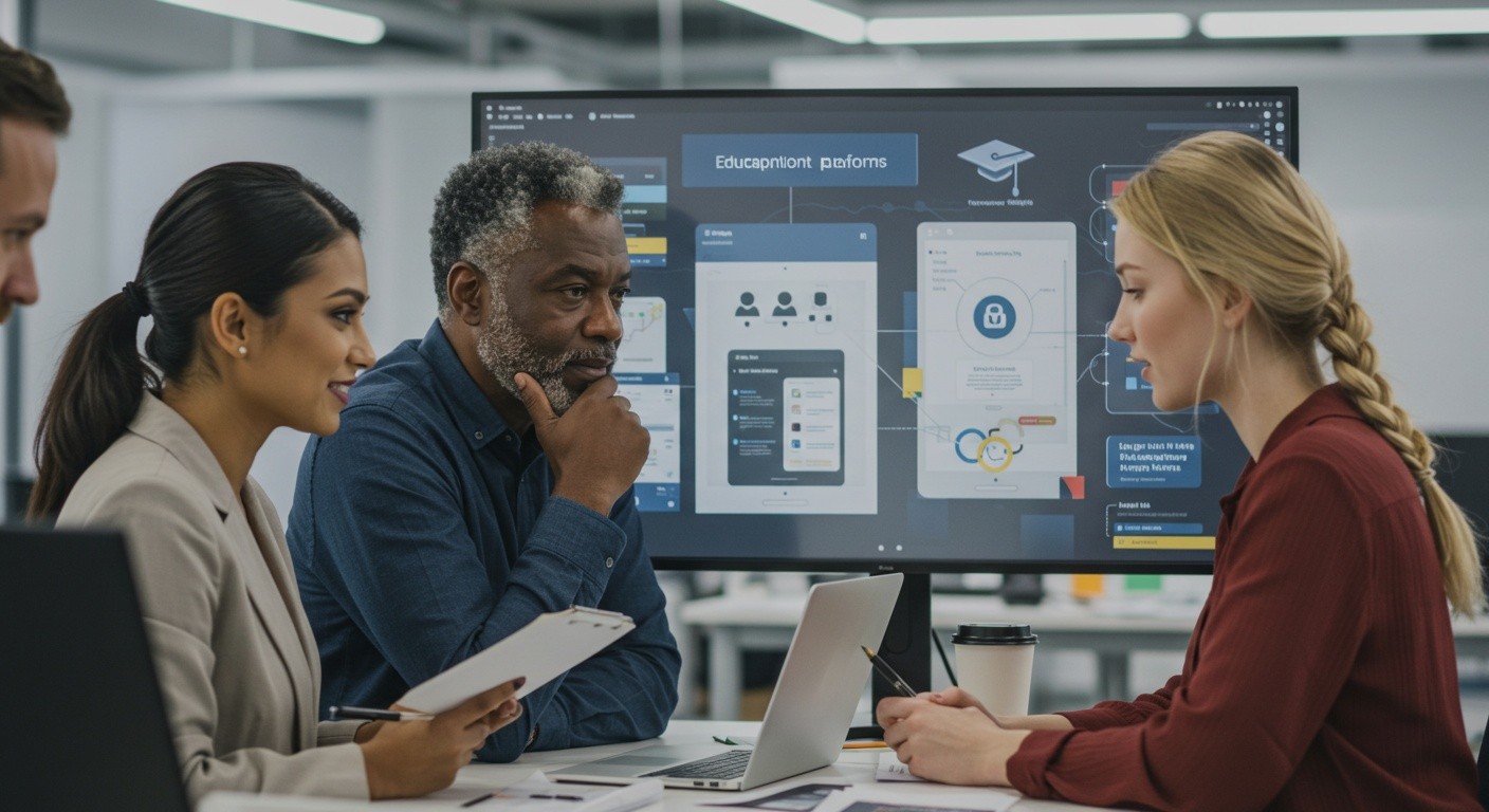 Образовательная платформа с интеграцией CRM