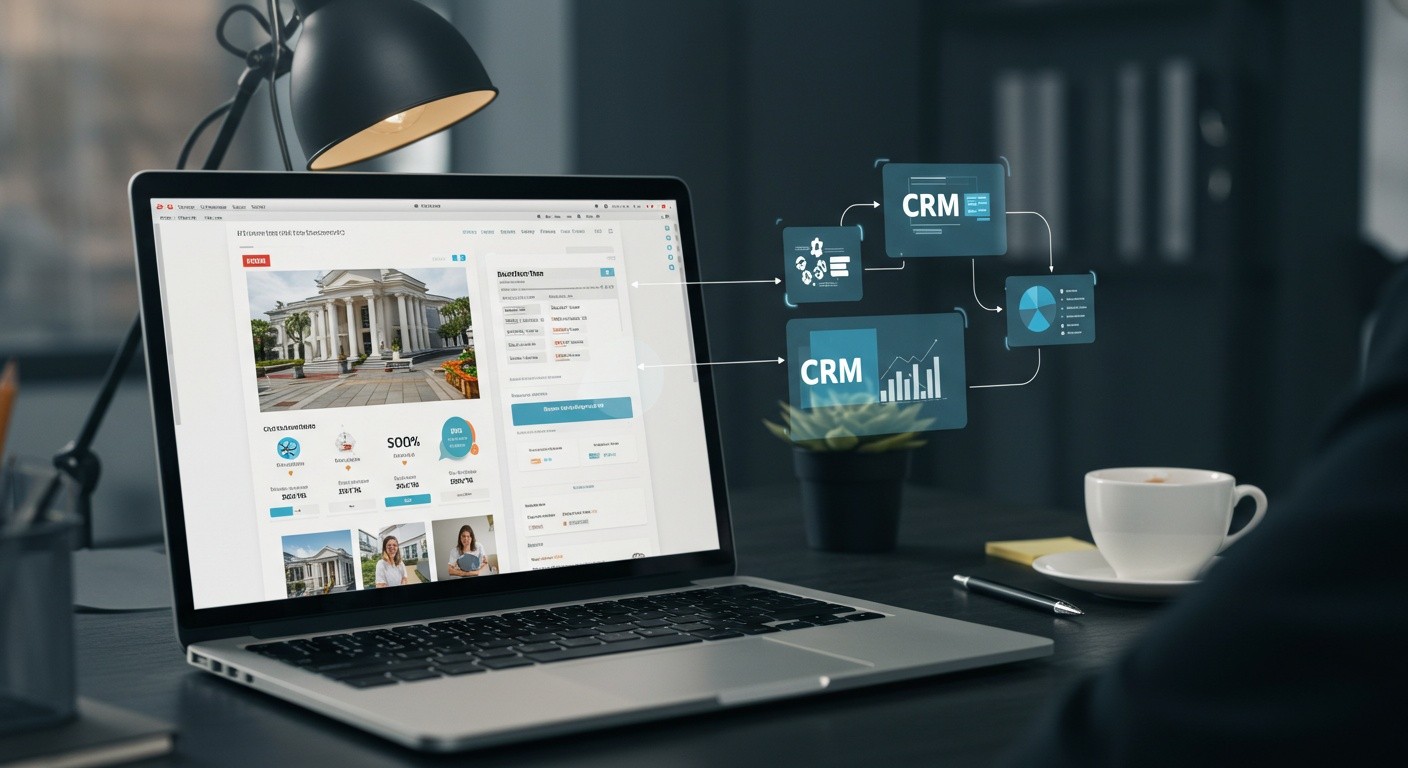 Сайт финансовой компании с интеграцией CRM