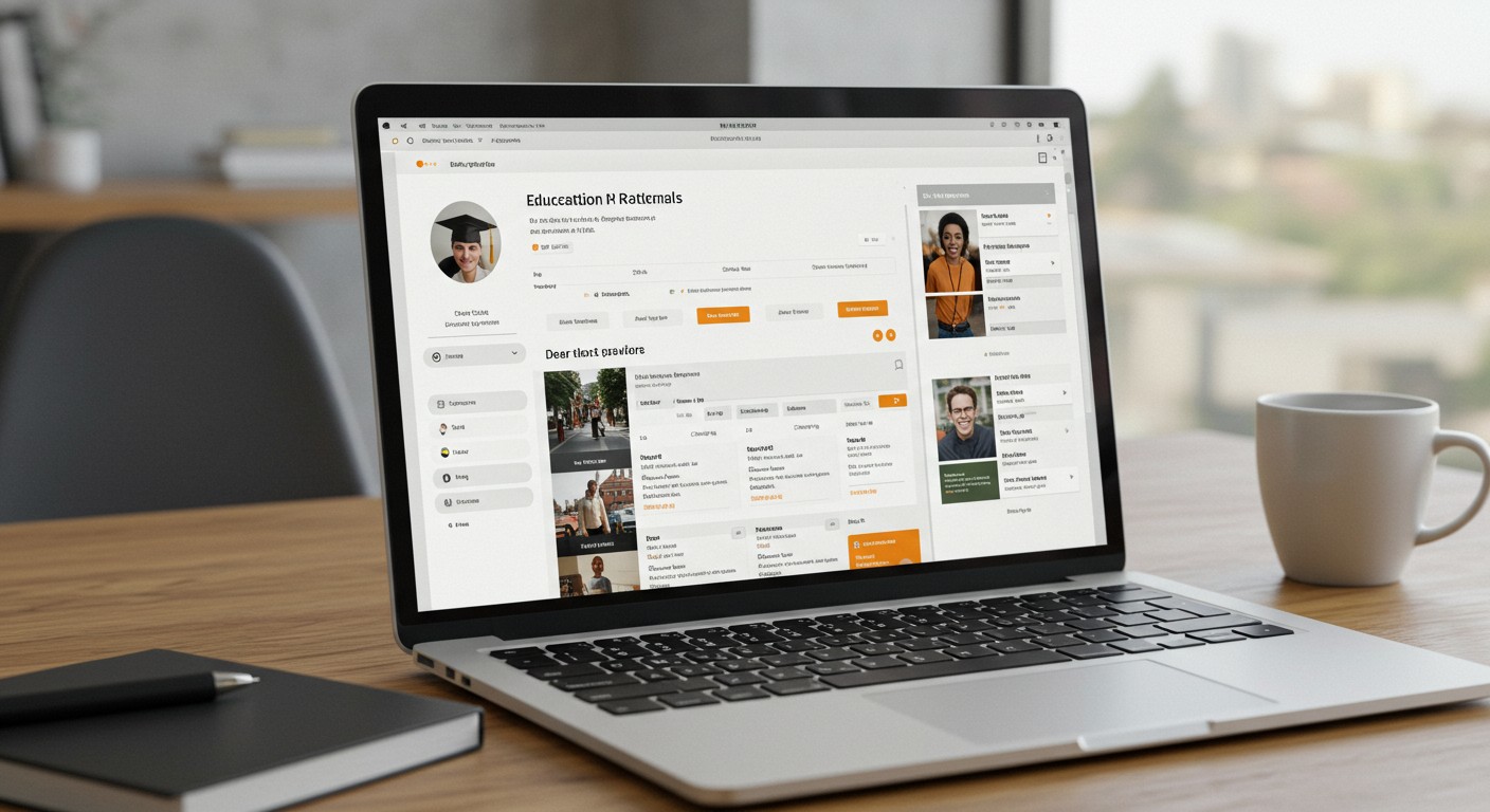 Личный кабинет образовательной платформы